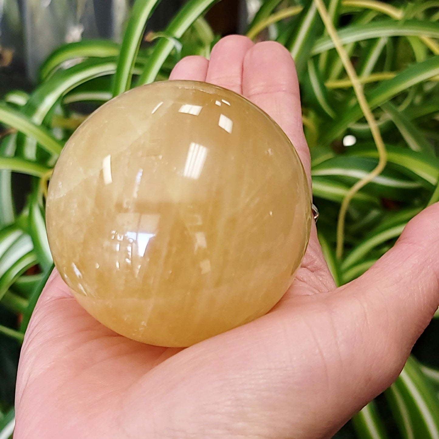 Golden Healer Sphere 2.5" 60mm 12oz 350g - Elevated Metaphysical