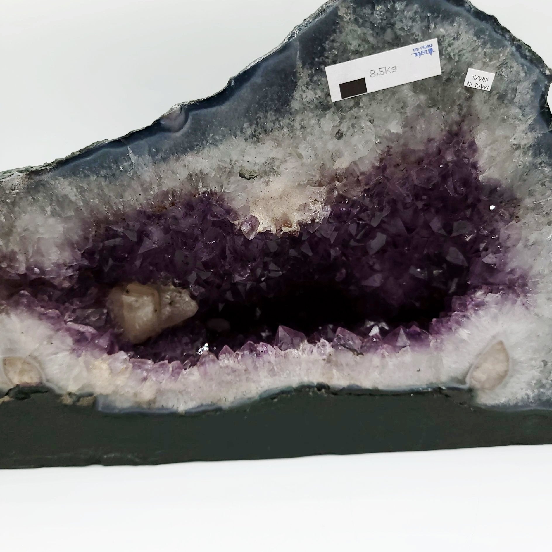 Amethyst Geode Cathedral Crystal Polished 8" 20cm 18.8lbs 8.5kg - Elevated Metaphysical