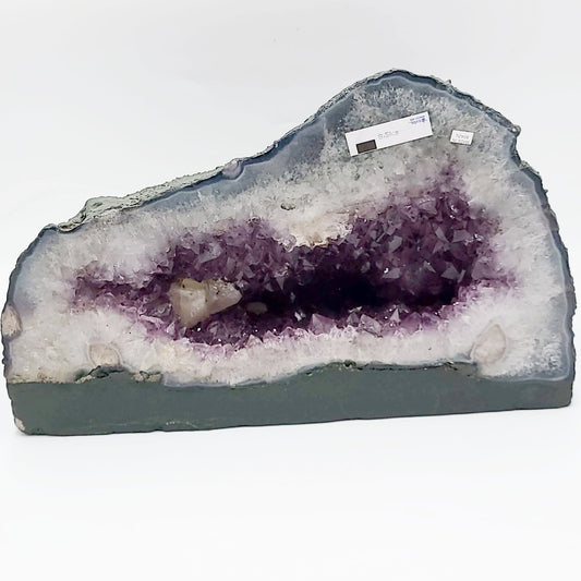 Amethyst Geode Cathedral Crystal Polished 8" 20cm 18.8lbs 8.5kg - Elevated Metaphysical