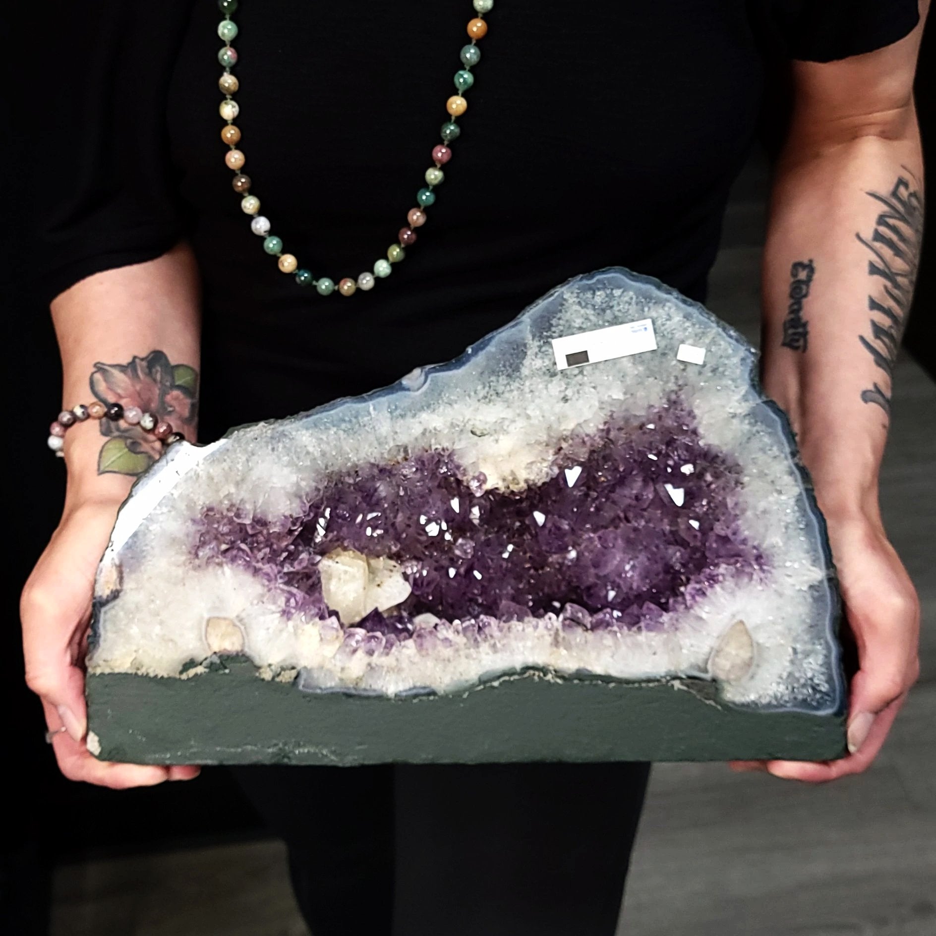 Amethyst Geode Cathedral Crystal Polished 8" 20cm 18.8lbs 8.5kg - Elevated Metaphysical