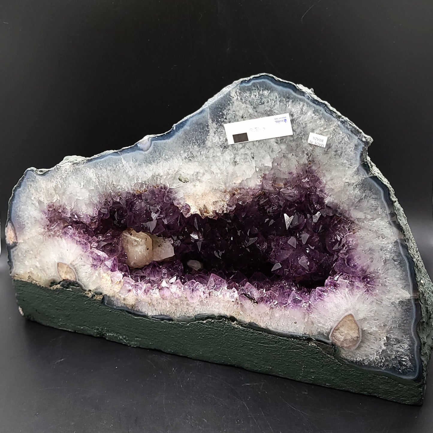 Amethyst Geode Cathedral Crystal Polished 8" 20cm 18.8lbs 8.5kg - Elevated Metaphysical
