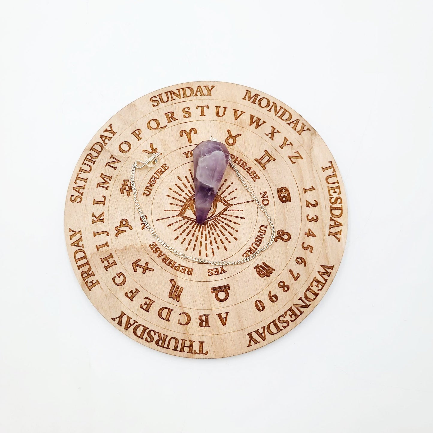 Amethyst Pendulum Faceted Polished - Elevated Metaphysical
