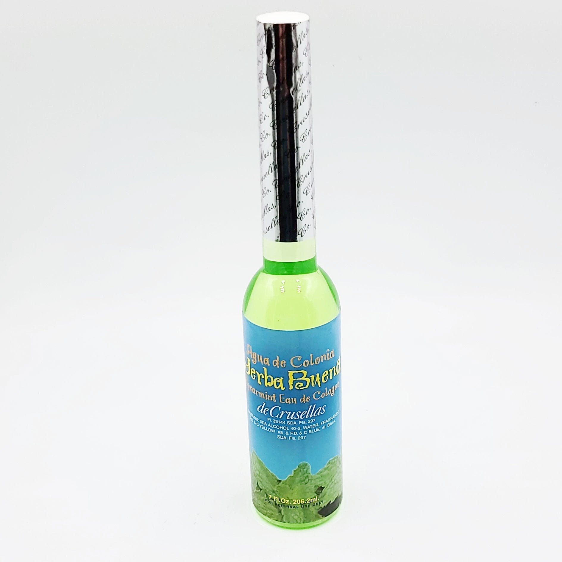 Spearmint Cologne 7oz 207ml Yerba Buena Spiritual Cologne de Crusellas - Elevated Metaphysical