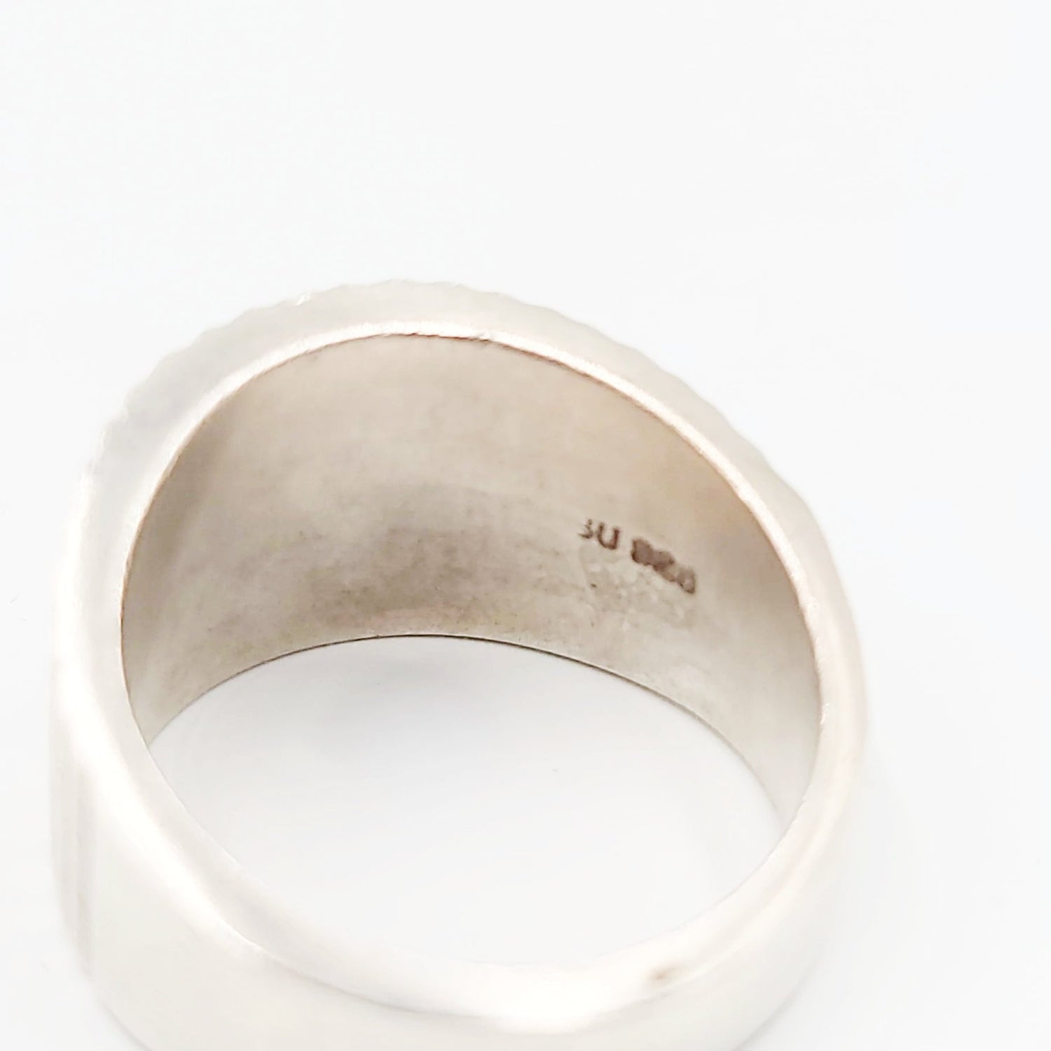 Ridges Free Form Ring Sterling Silver Band - Elevated Metaphysical
