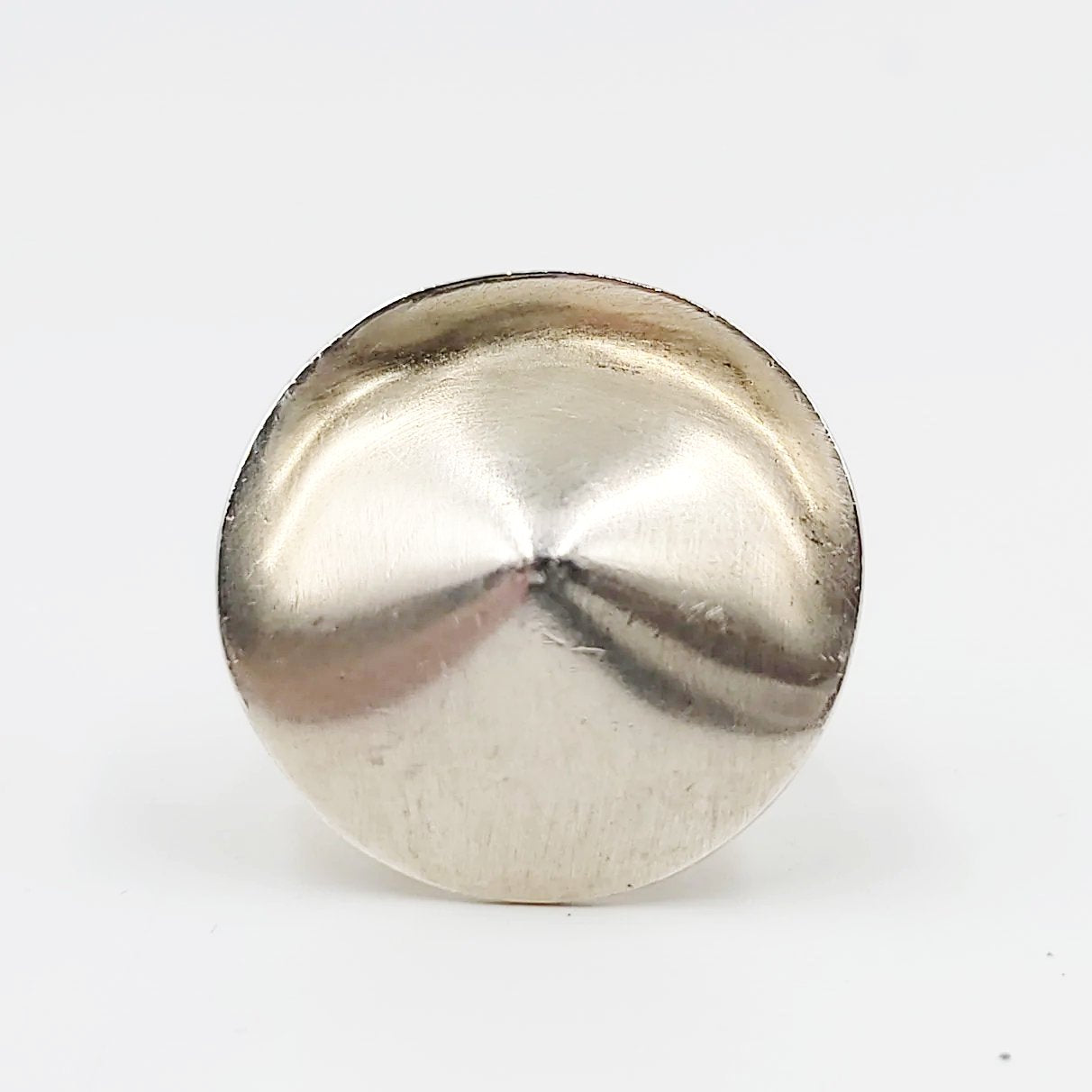 Dome Ring Sterling Silver Free Form Band - Elevated Metaphysical