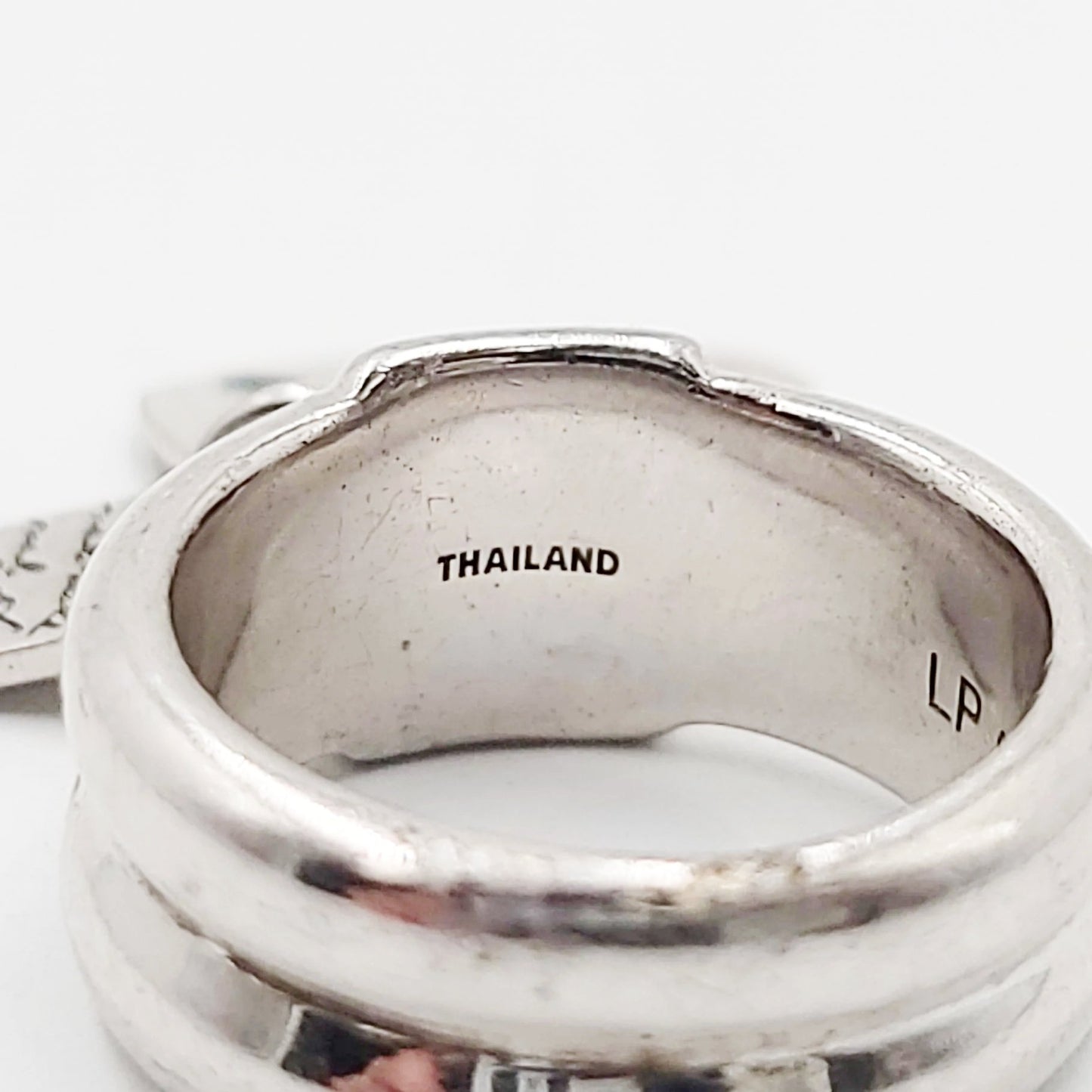 Charm Ring Sterling Silver Band - Elevated Metaphysical