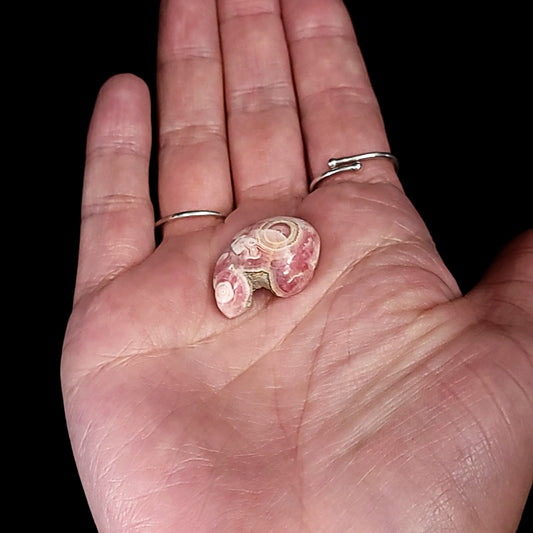 Rhodochrosite Cabochon Free Form "Kidney" Polished Cut Stone - Elevated Metaphysical