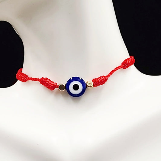Evil Eye 7 Knot Bracelet Red String Bracelet - Elevated Metaphysical