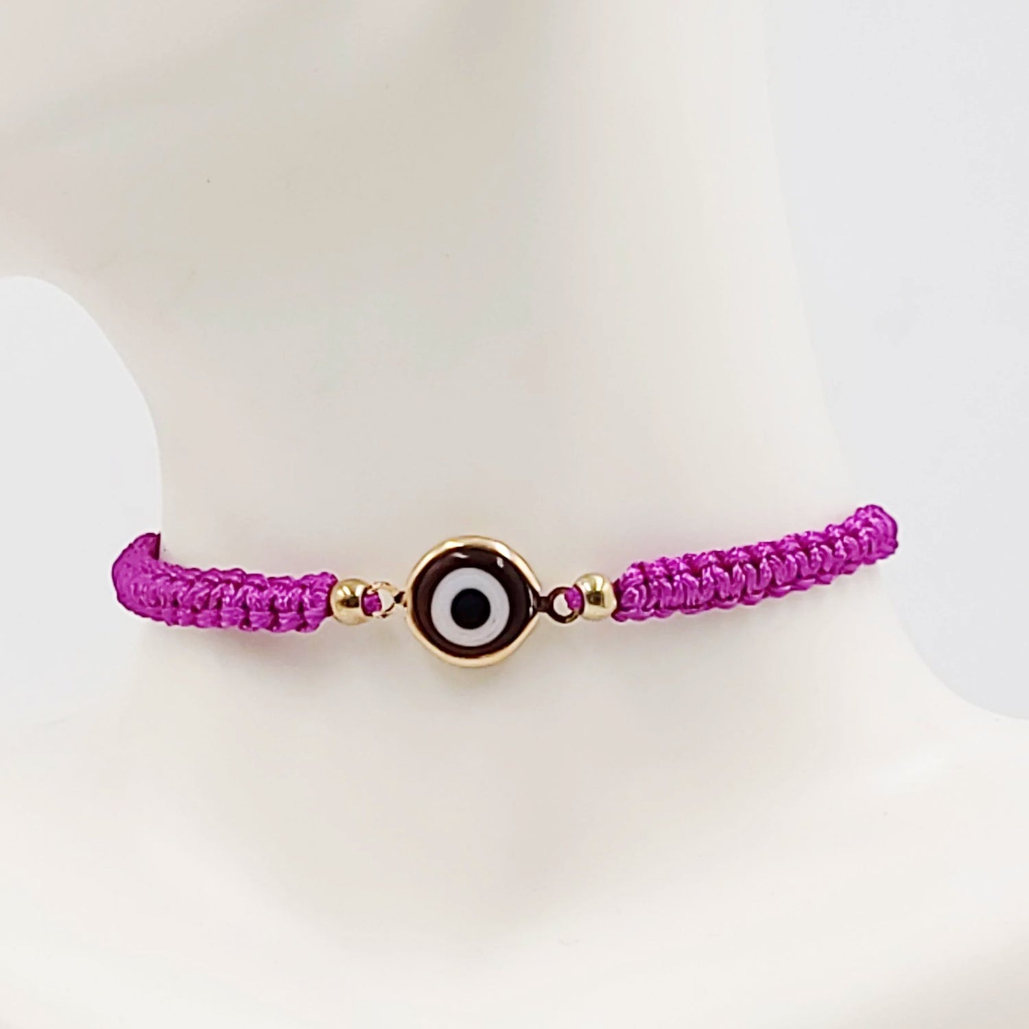 Purple Evil Eye Bracelet Purple String Bracelet - Elevated Metaphysical
