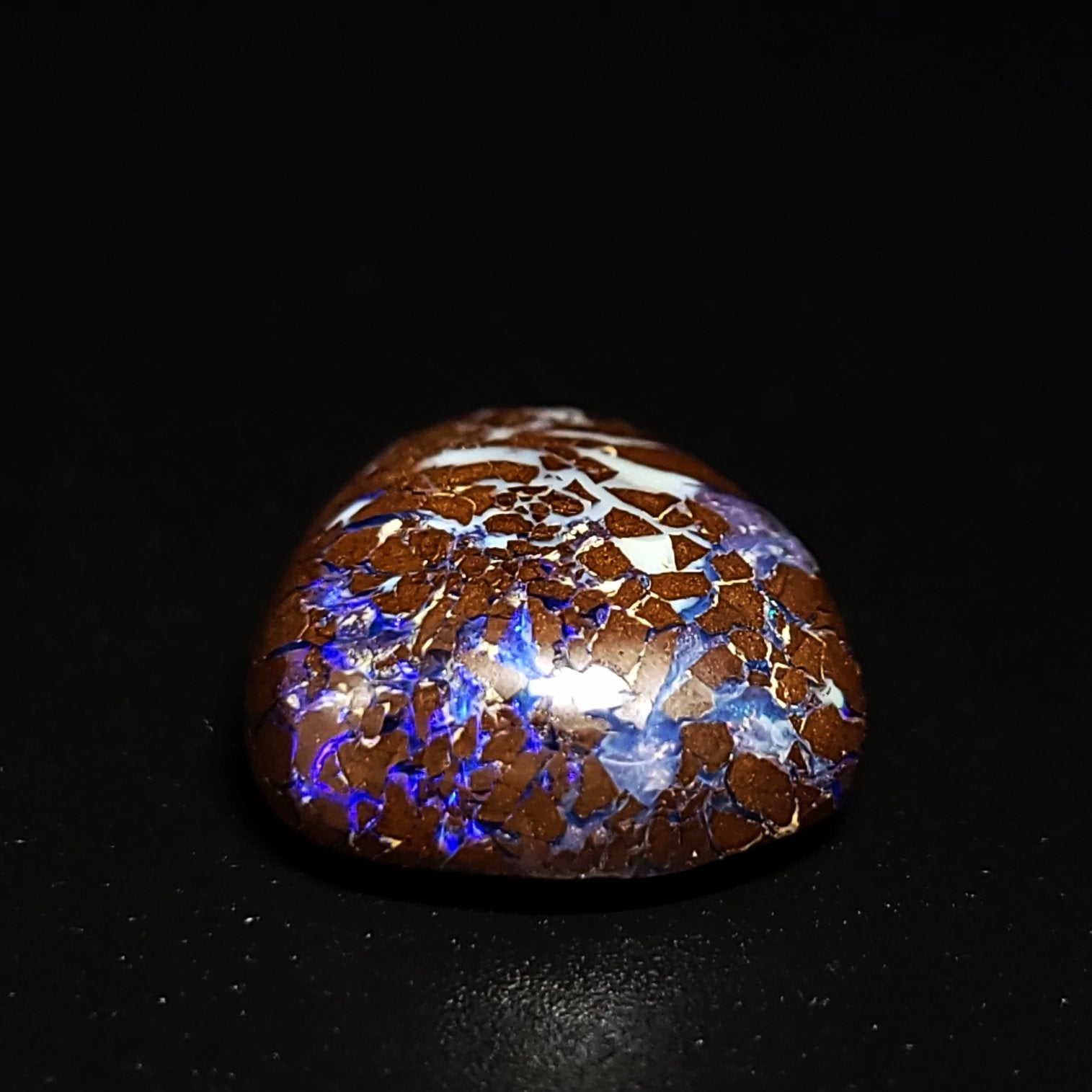 Purple Boulder Opal 15.8ct Cabochon Winton Matrix Free Form Polished Cut Stone - Elevated Metaphysical