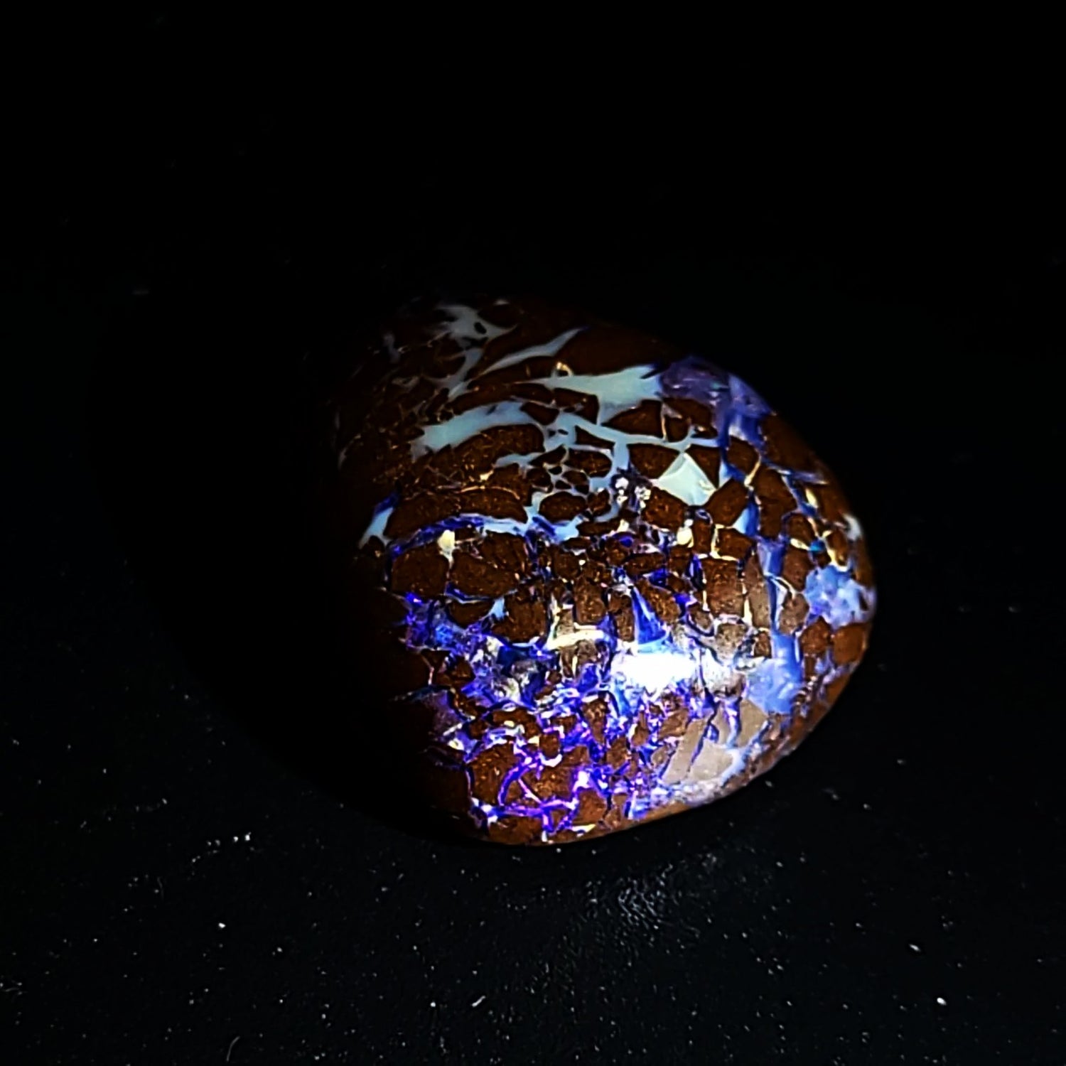 Purple Boulder Opal 15.8ct Cabochon Winton Matrix Free Form Polished Cut Stone - Elevated Metaphysical