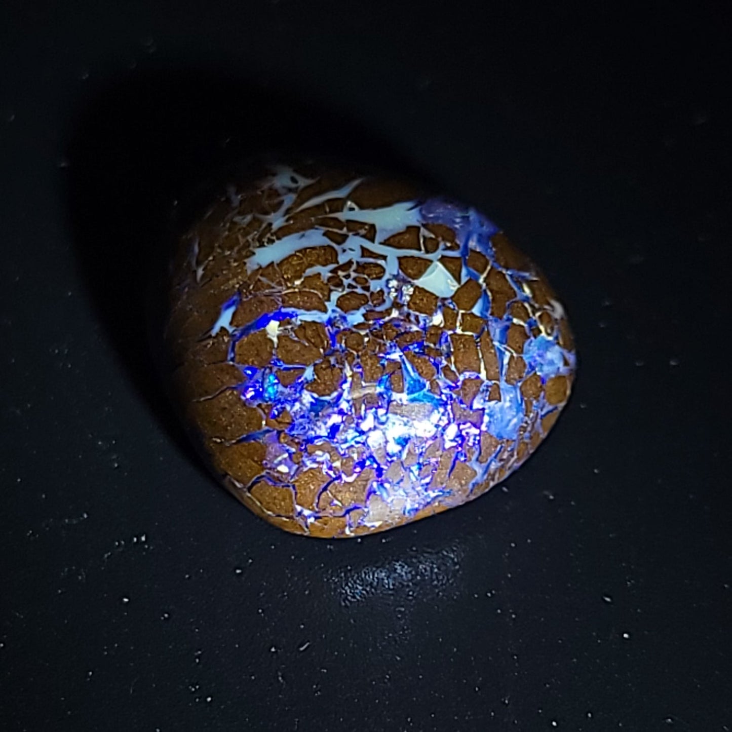 Purple Boulder Opal 15.8ct Cabochon Winton Matrix Free Form Polished Cut Stone - Elevated Metaphysical