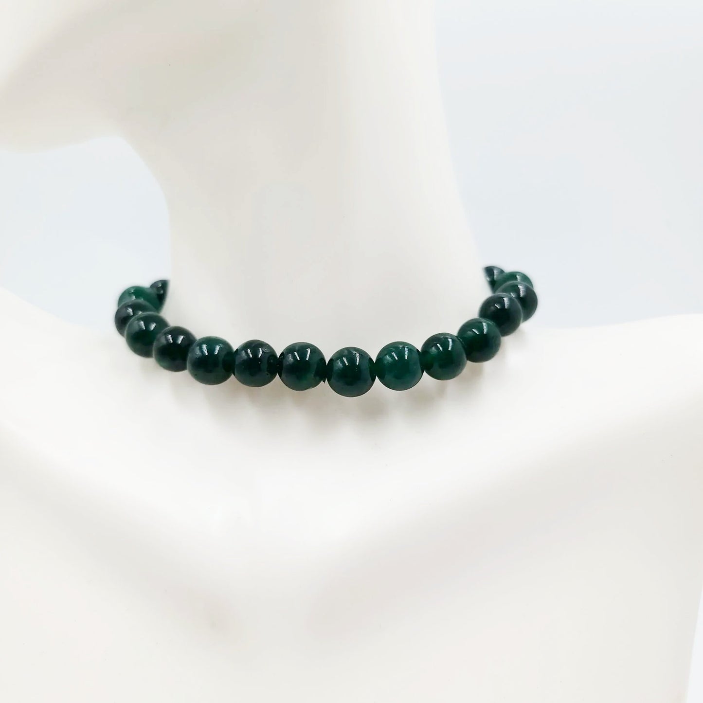 Jade Bead Bracelet 8mm