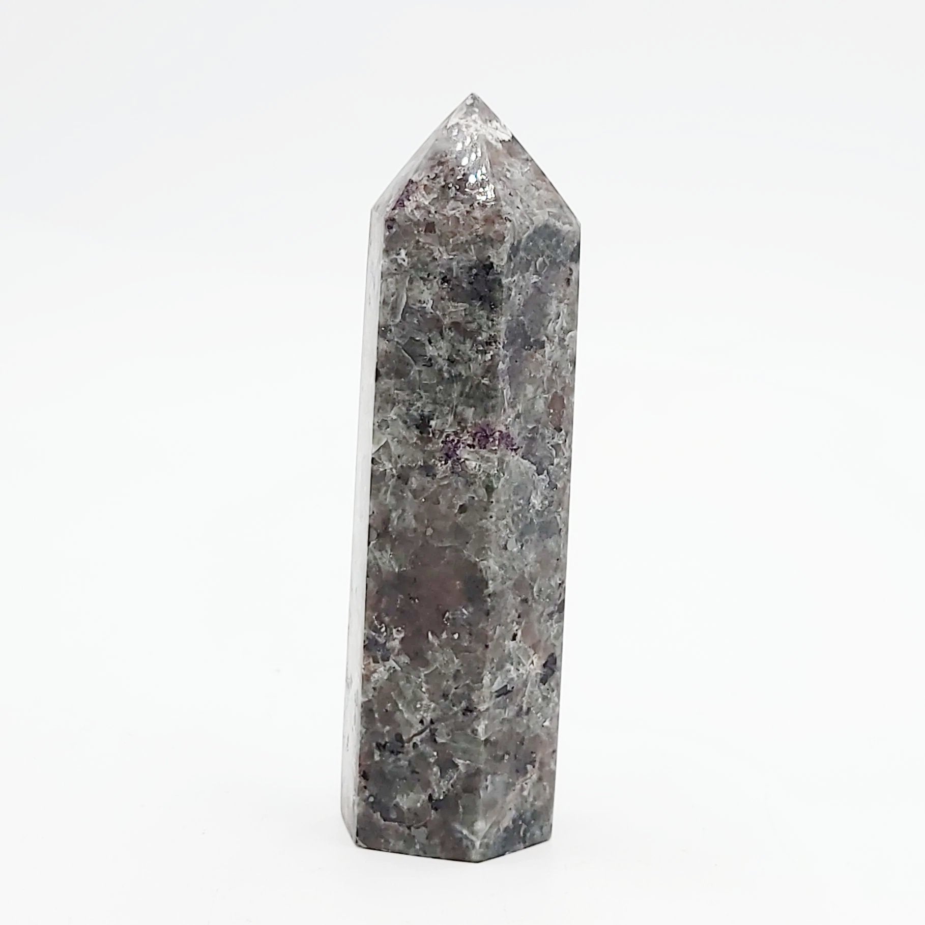 Yooperlite Tower Point 90mm 100g Emberlite Point - Elevated Metaphysical