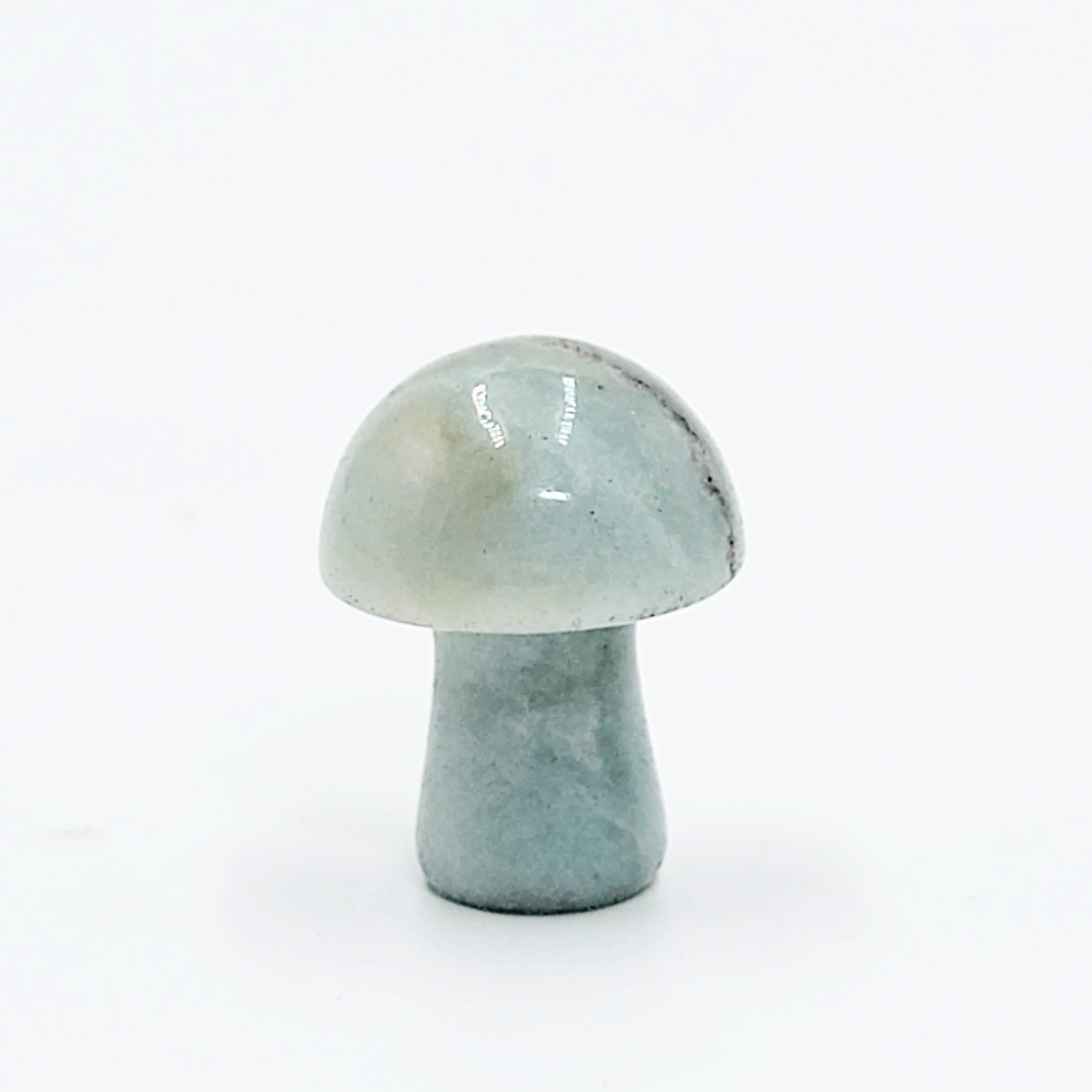 Gemstone Mushroom Figurine Carving 20mm 0.8" Mini Shroom - Elevated Metaphysical