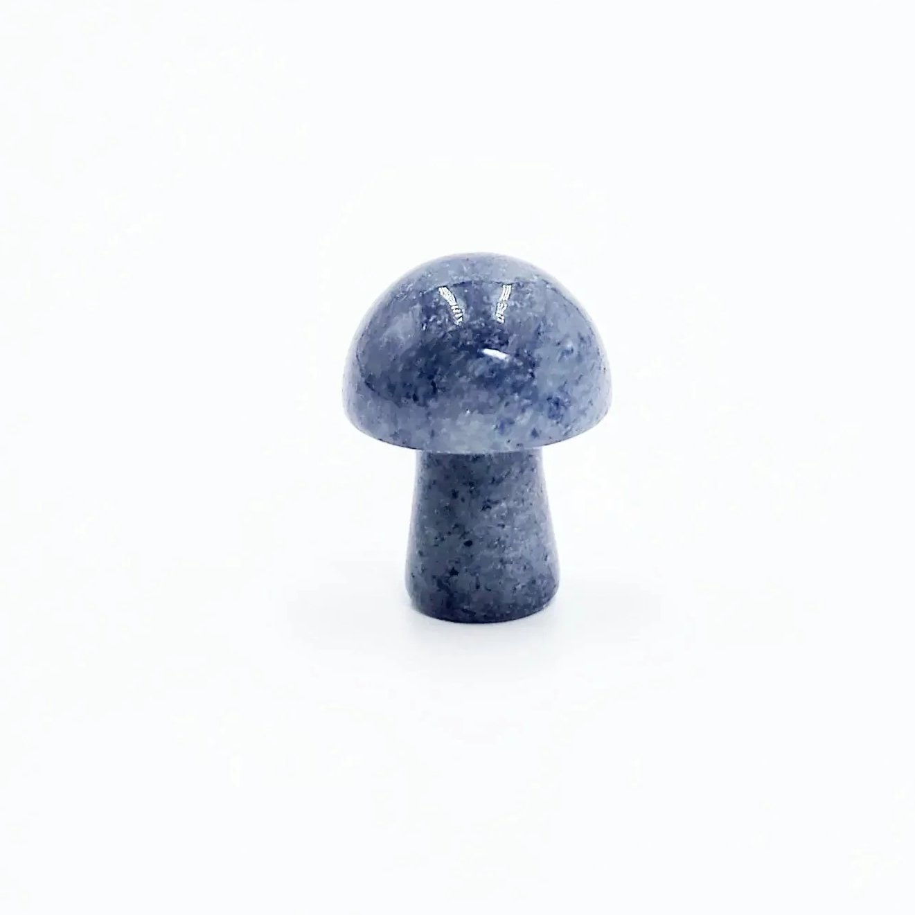 Gemstone Mushroom Figurine Carving 20mm 0.8" Mini Shroom - Elevated Metaphysical