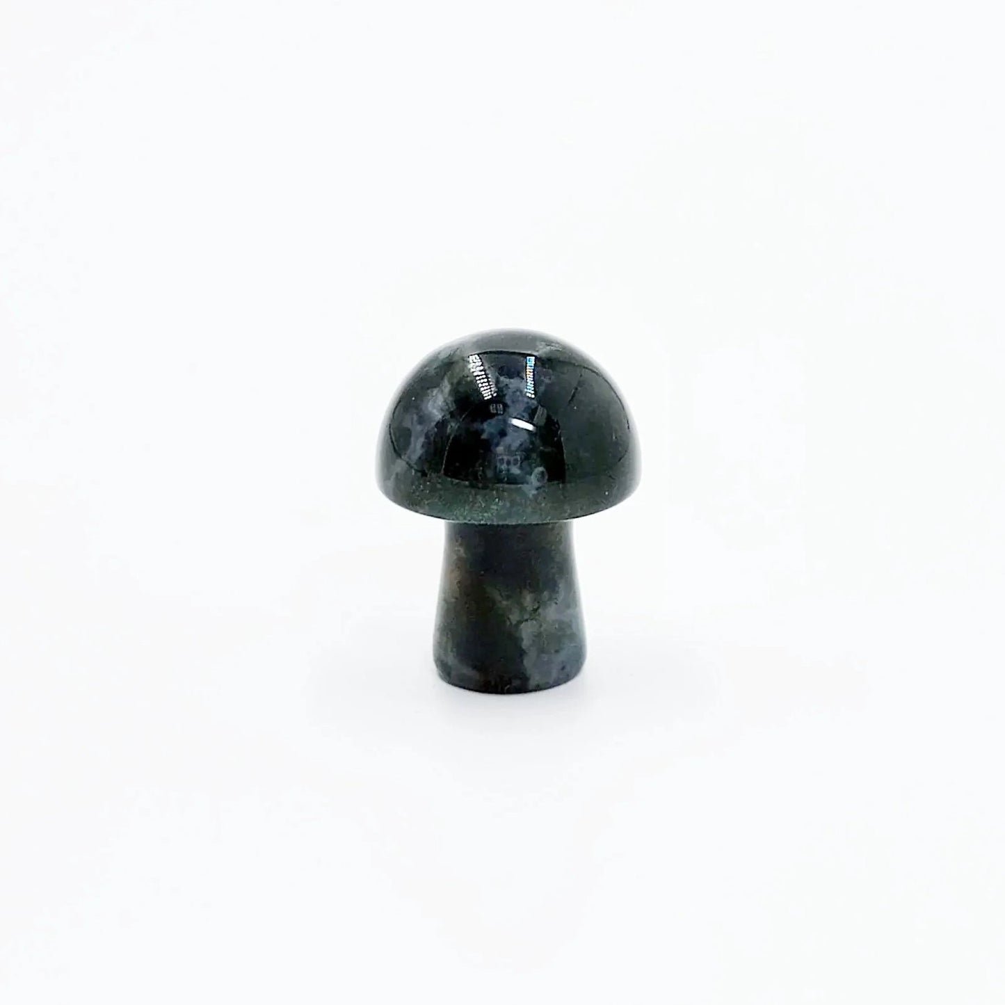 Gemstone Mushroom Figurine Carving 20mm 0.8" Mini Shroom - Elevated Metaphysical