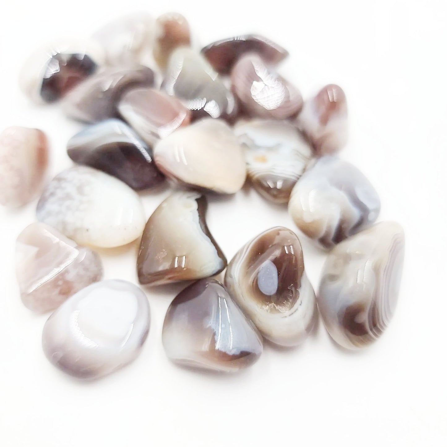Botswana Agate Tumbled Stone Small