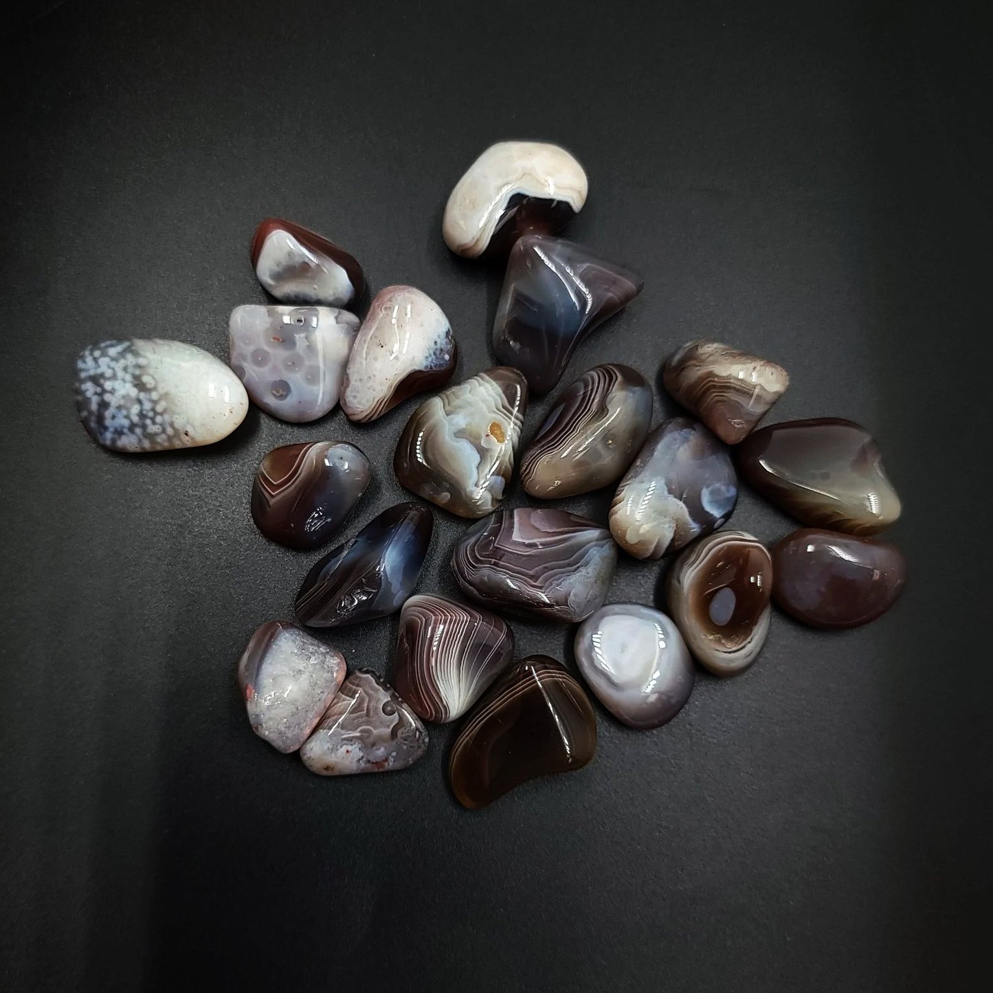 Botswana Agate Tumbled Stone Small