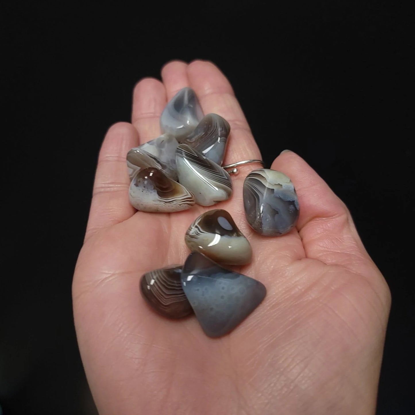 Botswana Agate Tumbled Stone Small
