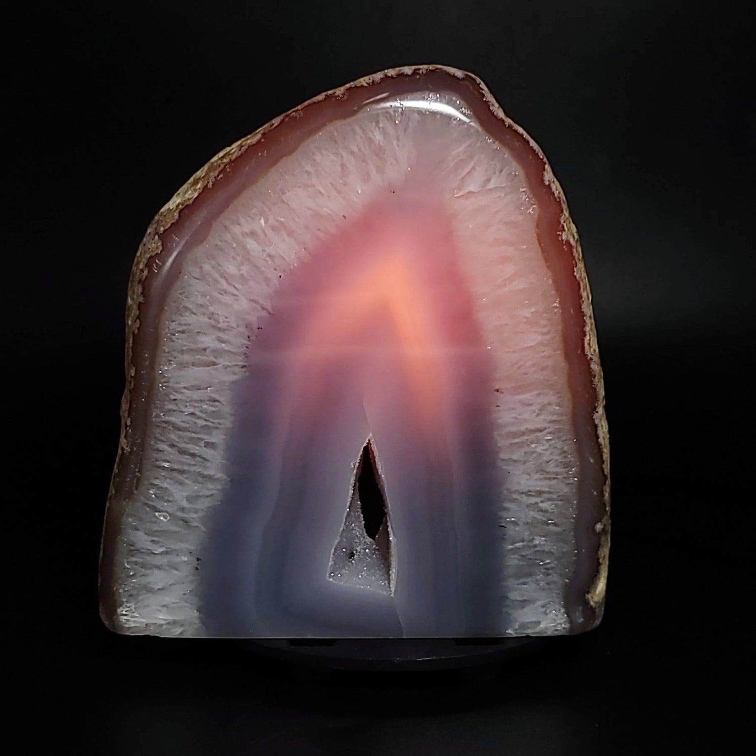 Agate Lamp Polished Agate Light - Elevated Metaphysical