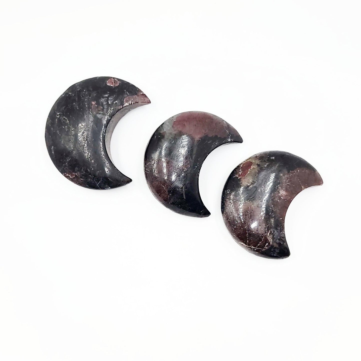 Garnet Moon Crescent Moon 2.2" 55mm