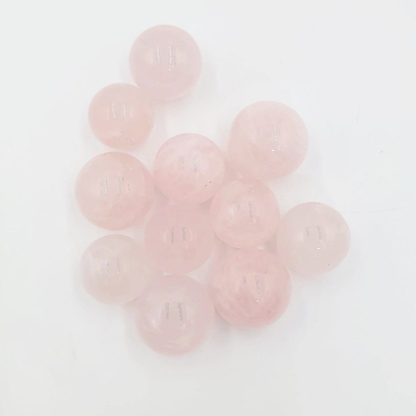 Rose Quartz Sphere 3" 25mm 0.75oz 20g - Elevated Metaphysical