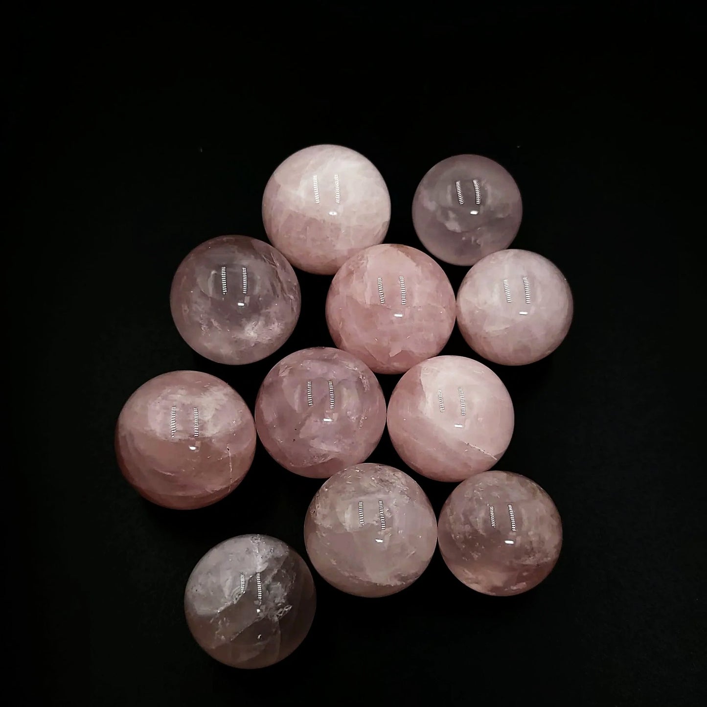 Rose Quartz Sphere 3" 25mm 0.75oz 20g - Elevated Metaphysical