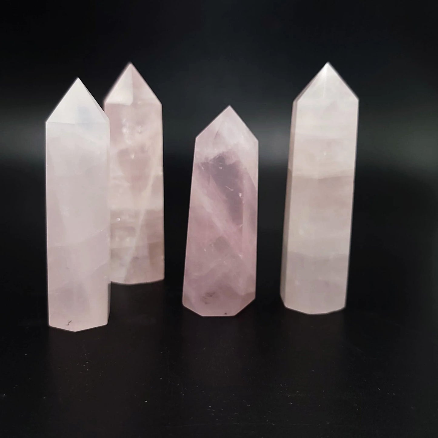 Rose Quartz Tower Point 60g 2oz 75mm 3"