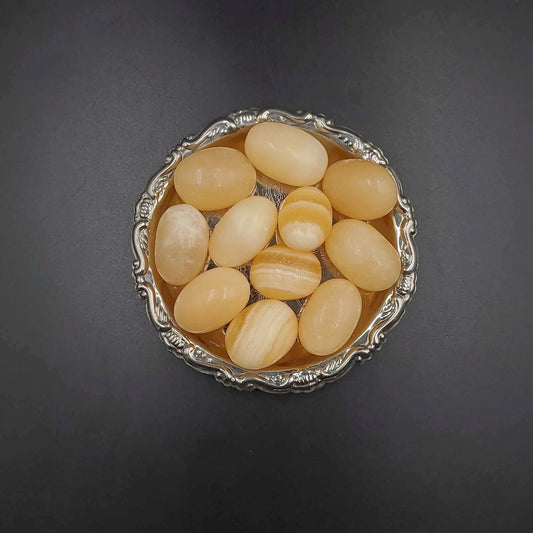 Orange Calcite Tumbled Stone