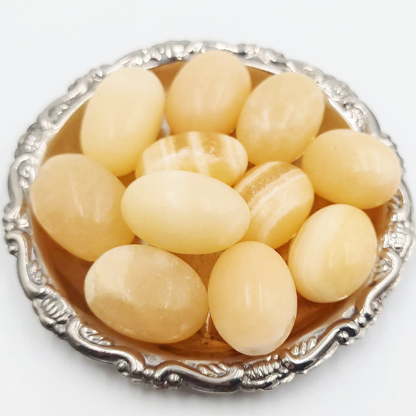 Orange Calcite Tumbled Stone