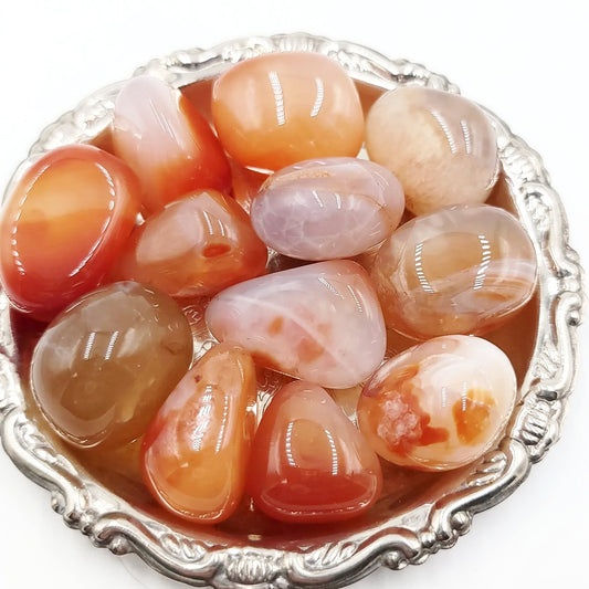 Carnelian Tumbled Stone HQ - Elevated Metaphysical