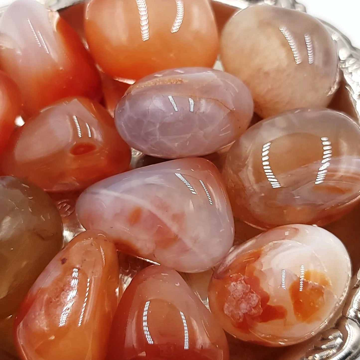 Carnelian Tumbled Stone HQ - Elevated Metaphysical