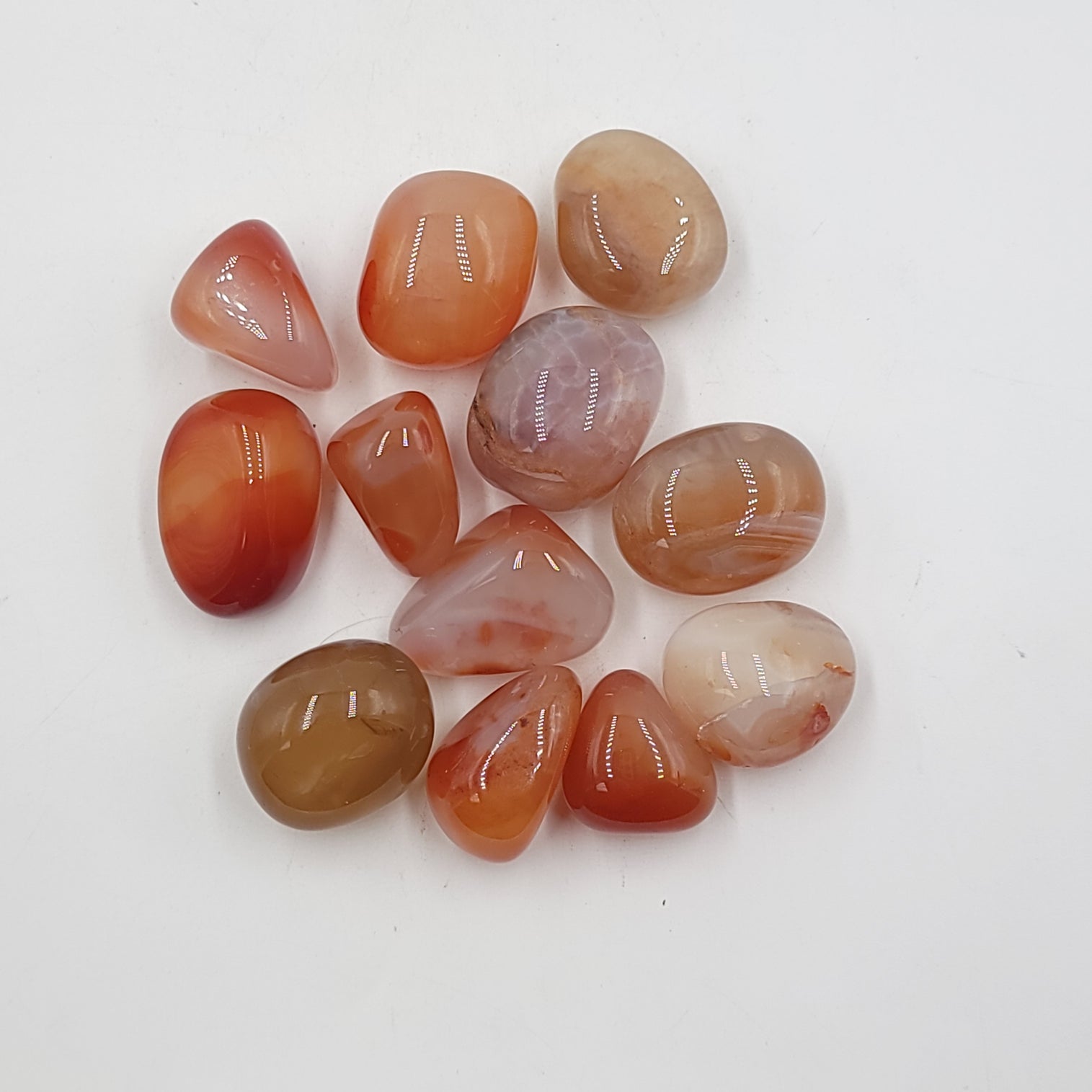 Carnelian Tumbled Stone HQ - Elevated Metaphysical