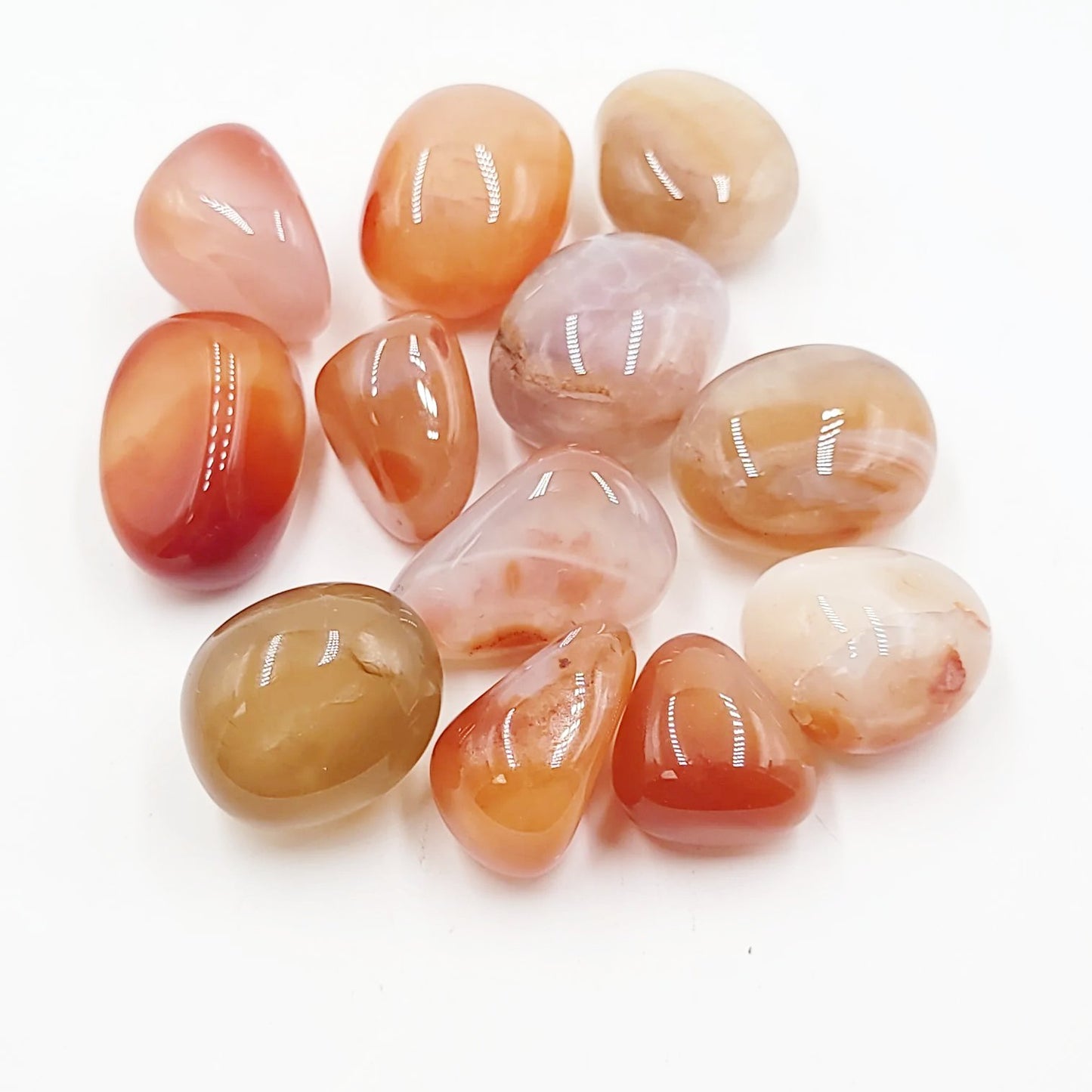 Carnelian Tumbled Stone HQ - Elevated Metaphysical