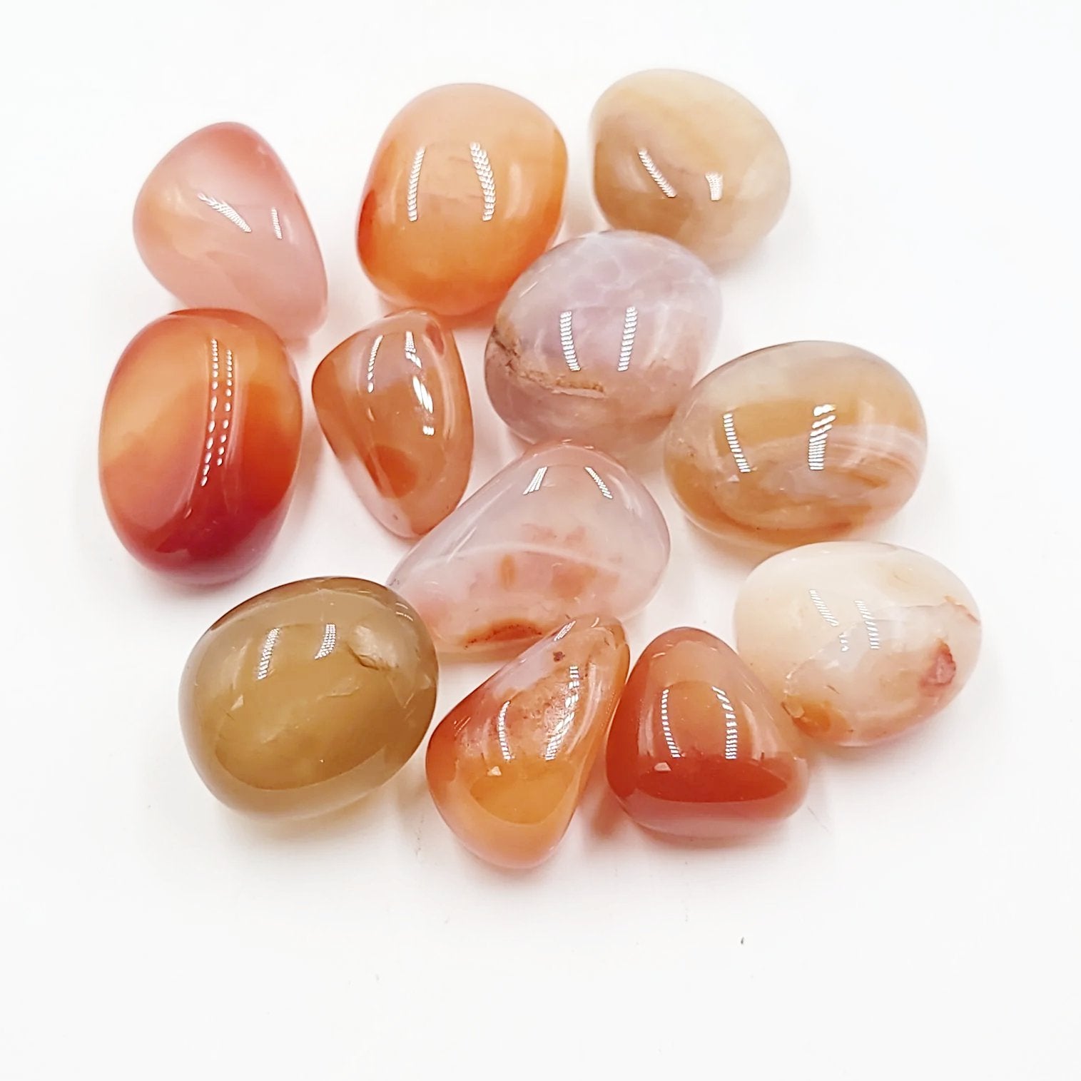 Carnelian Tumbled Stone HQ - Elevated Metaphysical