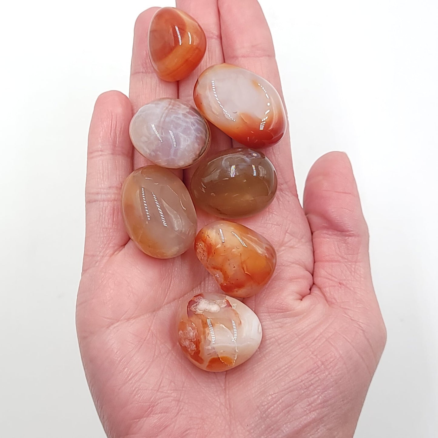 Carnelian Tumbled Stone HQ - Elevated Metaphysical