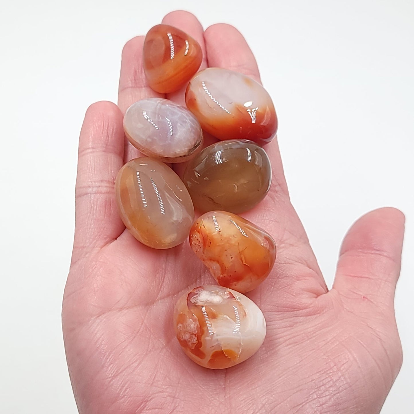 Carnelian Tumbled Stone HQ - Elevated Metaphysical