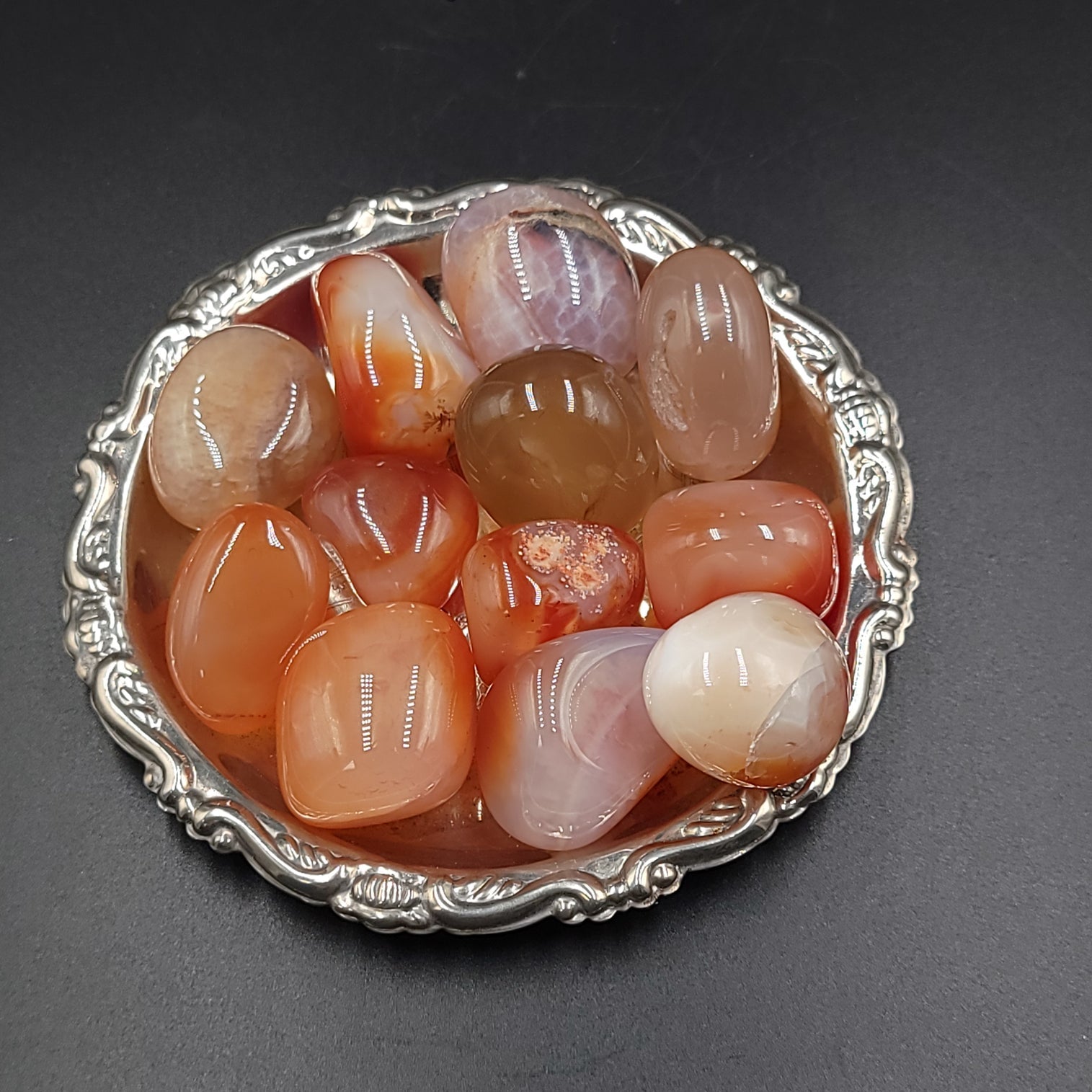 Carnelian Tumbled Stone HQ - Elevated Metaphysical