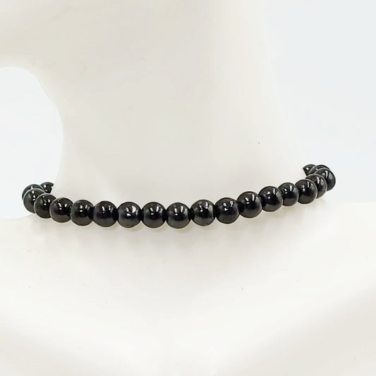 Shungite 6mm Bead Bracelet - Elevated Metaphysical