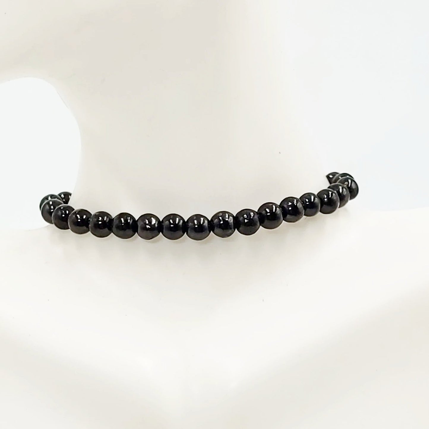 Shungite 6mm Bead Bracelet - Elevated Metaphysical