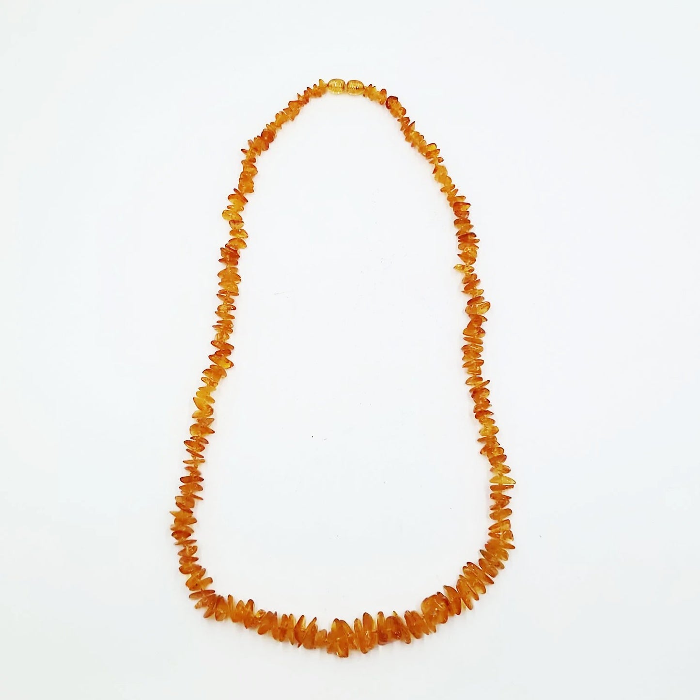 Amber Chip Necklace Graduated 26" - Elevated Metaphysical